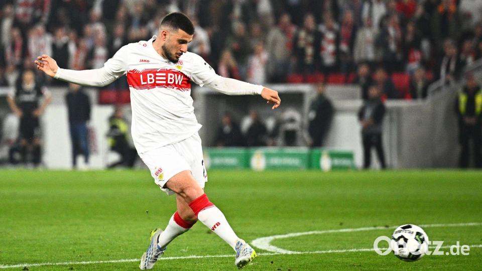 Auch Deniz Undav kritisierte den Schiedsrichter. Bild: Tom Weller/dpa