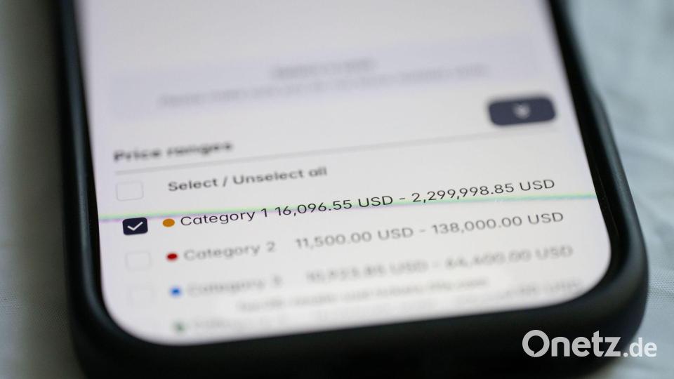 Die teuersten Tickets auf dem Zweitmarkt gibt es für mehr als zwei Millionen US-Dollar pro Karte. Bild: Maximilian Haupt/dpa