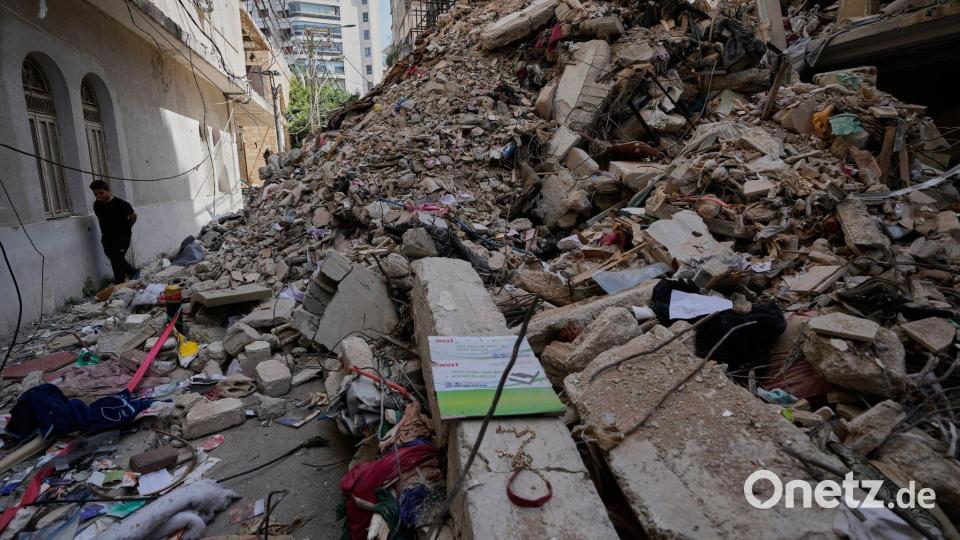 Trump verkündet eine Verlängerung der Waffenruhe zwischen Israel und Libanon um drei Wochen. (Archivbild) Bild: Hussein Malla/AP/dpa