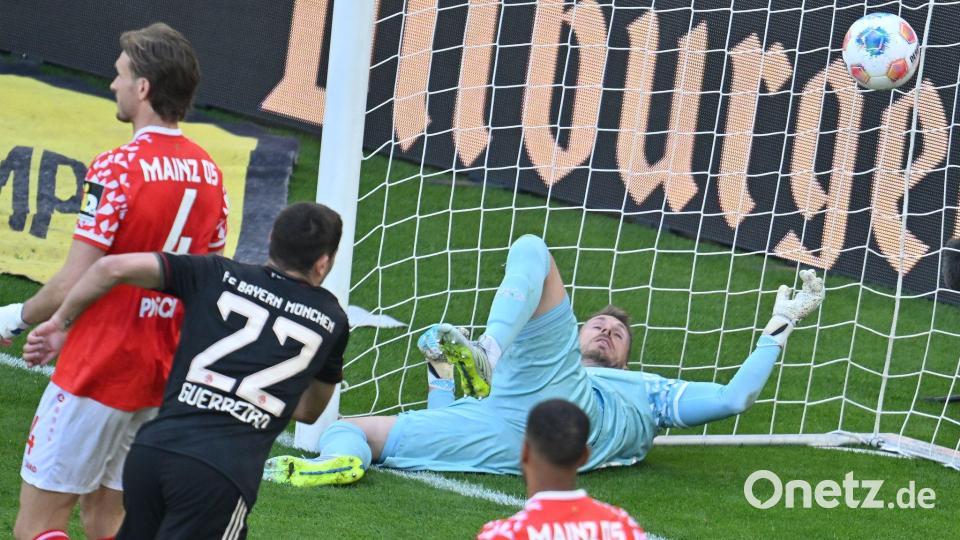 Der FC Bayern hat eine drohende Niederlage in Mainz abgewendet. Bild: Torsten Silz/dpa