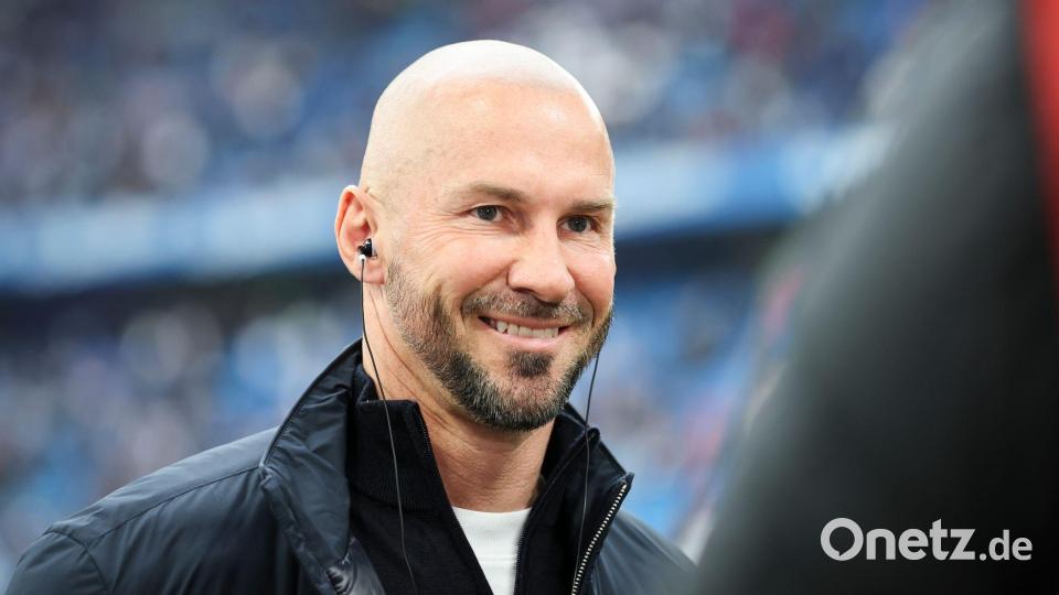 Hatte gut lachen: Hoffenheims Trainer Christian Ilzer. Bild: Christian Charisius/dpa