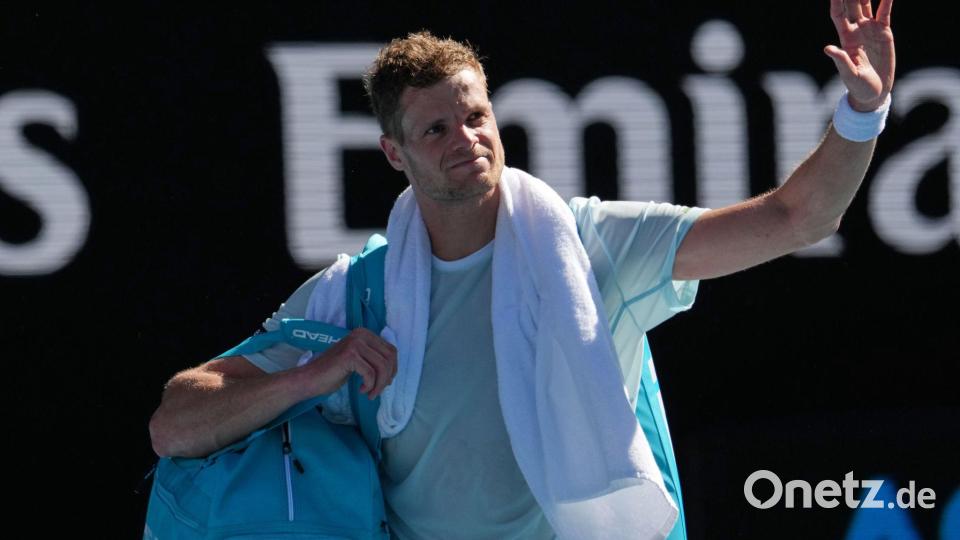 Yannick Hanfmann musste sich früh aus dem Turnier verabschieden. (Archivbild) Bild: Dita Alangkara/AP/dpa