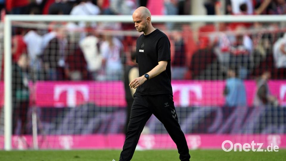 Kölns Trainer René Wagner wollte die Kritik am Rasen nicht unkommentiert stehen lassen. Bild: Federico Gambarini/dpa