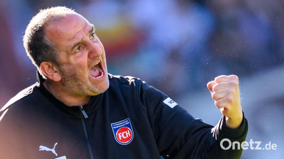 Der Glaube bei Frank Schmidt und dem FCH ist zurück. Bild: Tom Weller/dpa
