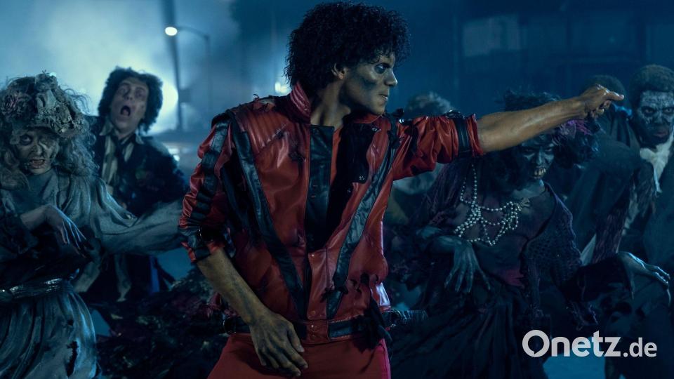 Jaafar Jackson spielt in seiner ersten Filmrolle den „King of Pop“ - seinen Onkel Michael Jackson. Bild: Glen Wilson/UPI - Lionsgate/dpa