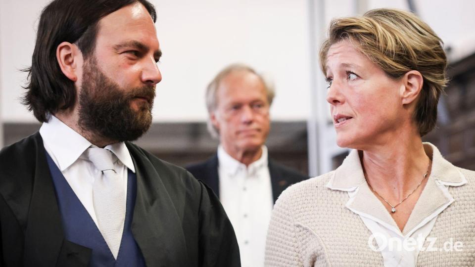 Christina Block bestreitet die Anklagevorwürfe. Bild: Christian Charisius/dpa/Pool/dpa