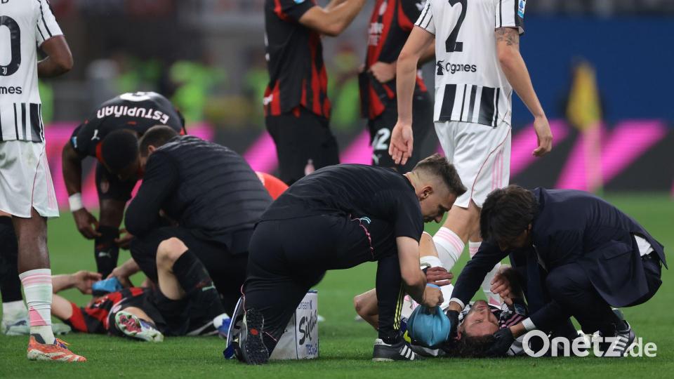 Modric verletzte sich bei einem Zusammenprall im Spiel gegen Juventus Turin. Bild: Jonathan Moscrop/CSM via ZUMA Press Wire/dpa