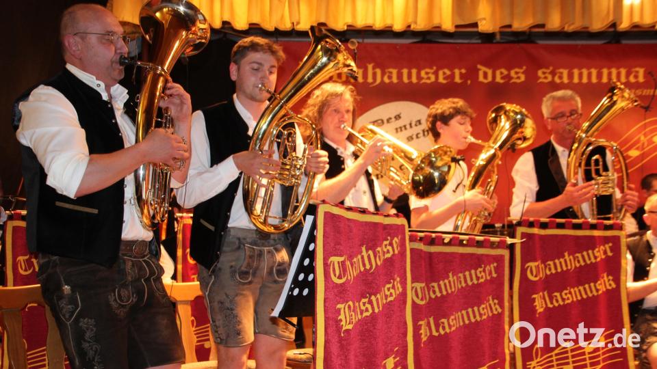 Die Bläser in ihrem Element. Bild: Konrad Rosner