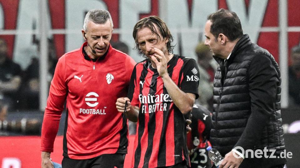 Operation nach Jochbeinbruch: Luka Modric (M). Bild: Nicola Marfisi/AGF via ZUMA Press/dpa