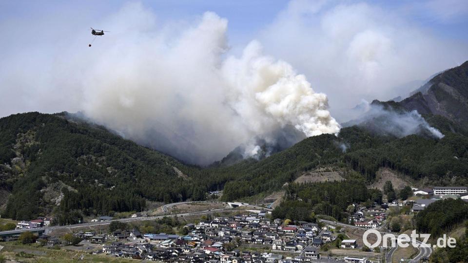 Rund ein Drittel der Bevölkerung von Ōtsuchi wurde zum Verlassen ihrer Häuser aufgefordert. Bild: -/kyodo/dpa