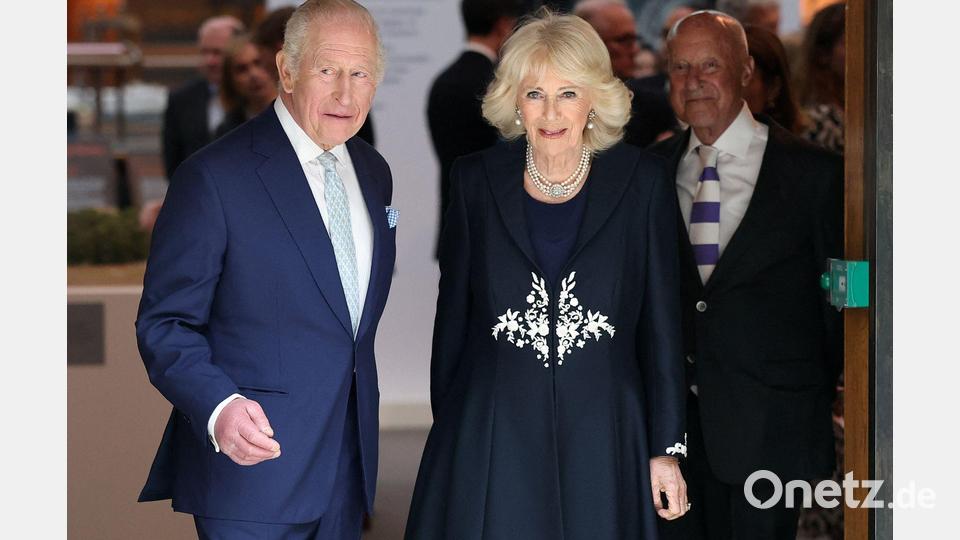 Die Reisepläne für die USA von König Charles und Königin Camilla wurden nach dem Vorfall beim Korrespondentendinner in Washington überprüft. (Archivbild) Bild: Toby Melville/Pool Reuters/PA/dpa