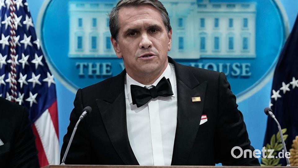 Der amtierende Justizminister Todd Blanche hat das Sicherheitskonzept der Veranstaltung verteidigt. Bild: Jose Luis Magana/AP/dpa