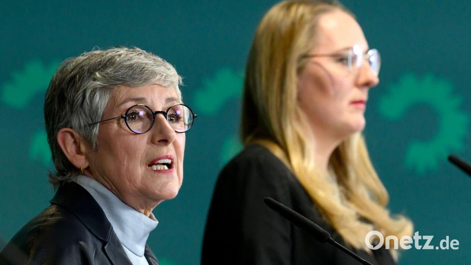 Die Krankenkassenbeiträge könnten sinken, rechnen die Fraktionsvorsitzenden der Grünen, Britta Haßelmann und Katharina Dröge, vor. Bild: Hendrik Schmidt/dpa