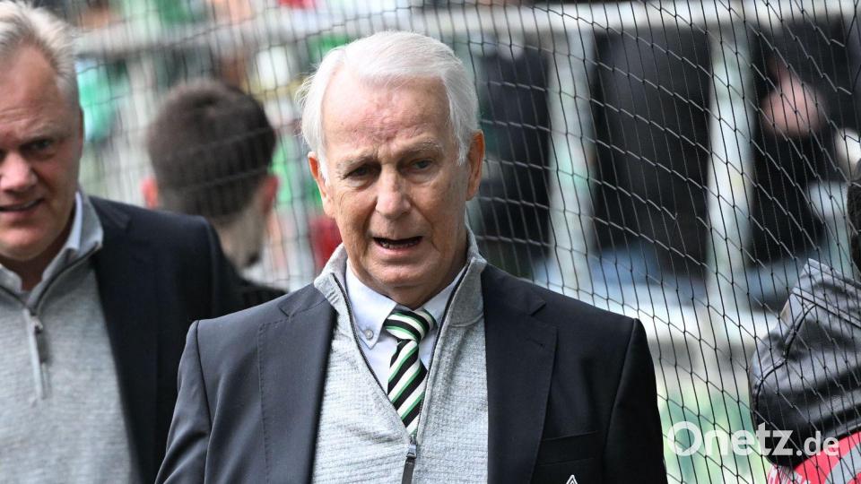 Gladbachs Präsident Rainer Bonhof zeigt sich auf der Jahreshauptversammlung emotional. (Archivbild) Bild: Carmen Jaspersen/dpa