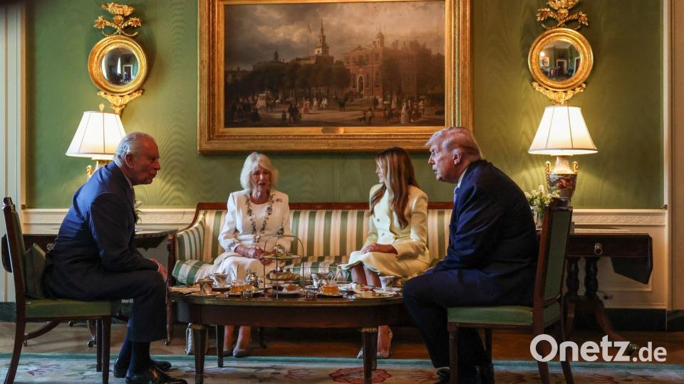 Charles spricht am Dienstag zum US-Kongress. Bild: Suzanne Plunkett/PA Wire/dpa