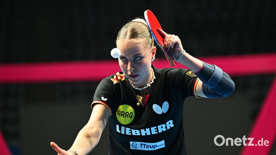 Tischtennis-Nationalspielerin Annett Kaufmann. (Archivbild) Bild: Manfred Schillings/dpa