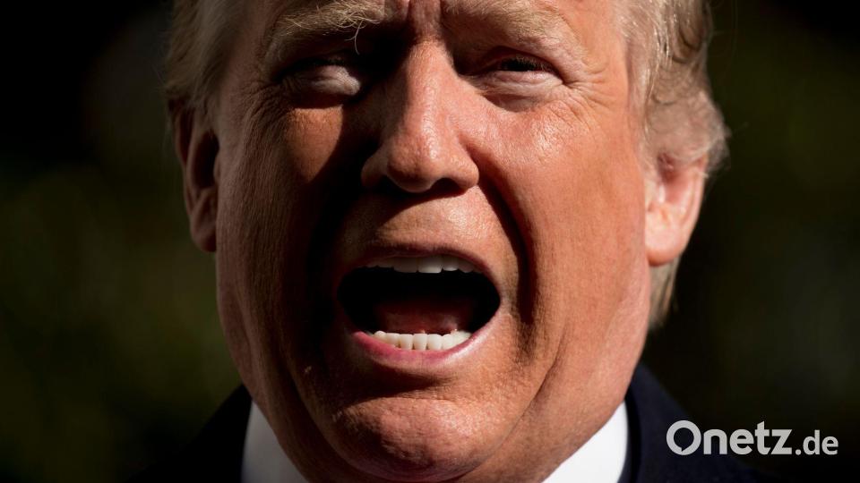 US-Präsident Donald Trump greift im Konflikt mit dem Iran erneut zu Drohungen. (Archivfoto) Bild: Andrew Harnik/AP/dpa