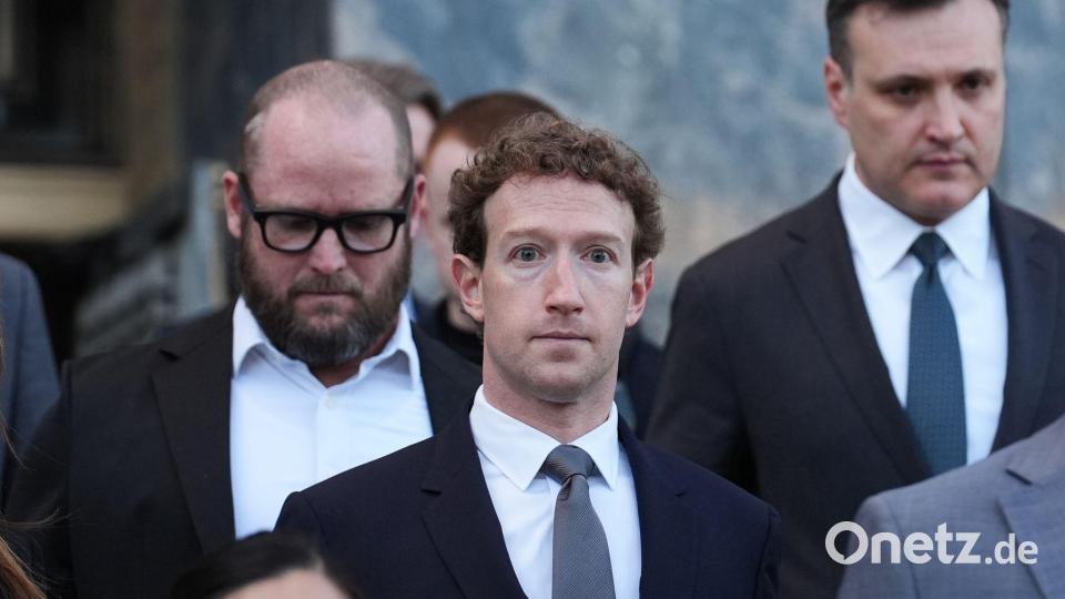 Meta-CEO Mark Zuckerberg hatte in einem Gerichtsprozess in den USA eingeräumt, dass etwa auf Instagram auch Nutzer unter 13 Jahren zugreifen. (Archivbild) Bild: Damian Dovarganes/AP/dpa