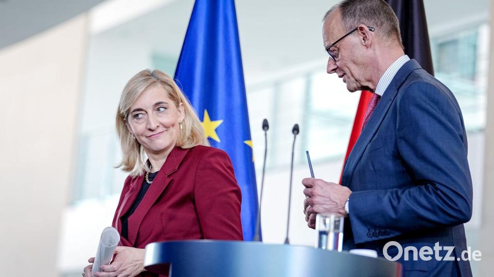 Gesundheitsministerin Nina Warken plant Milliarden-Einsparungen bei Gesundheitskosten. Bild: Kay Nietfeld/dpa