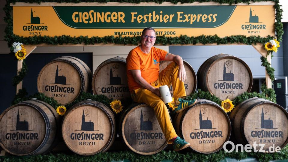 Will 2027 auf die Wiesn: Brauereichef Steffen Marx. (Archivbild) Bild: Lukas Barth/dpa