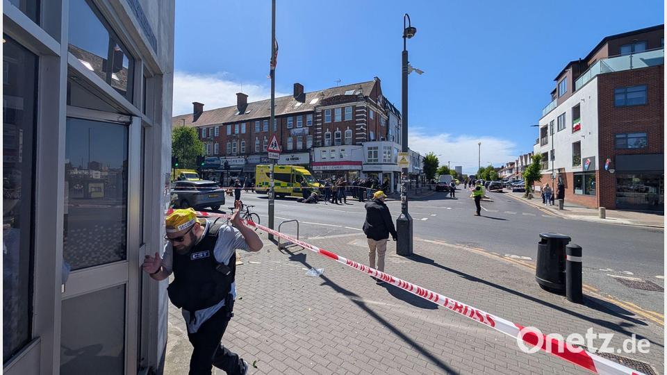 Ein 45-Jähriger wurde im Zuge des Vorfalls festgenommen. Bild: Jamie Lashmar/PA Wire/dpa