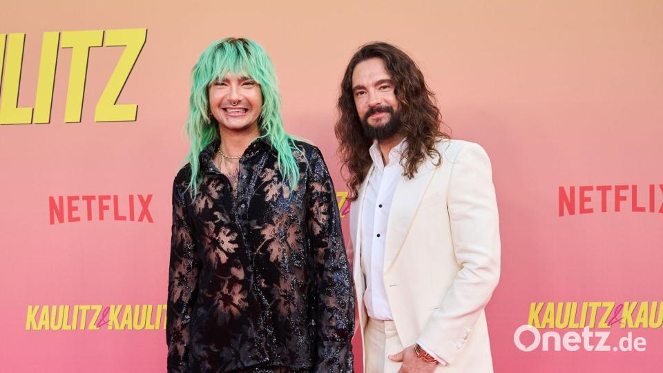 Mit Preisen kennen sie sich aus: die Kaulitz-Zwillinge und ihr Podcast „Kaulitz Hills“. Bild: Annette Riedl/dpa