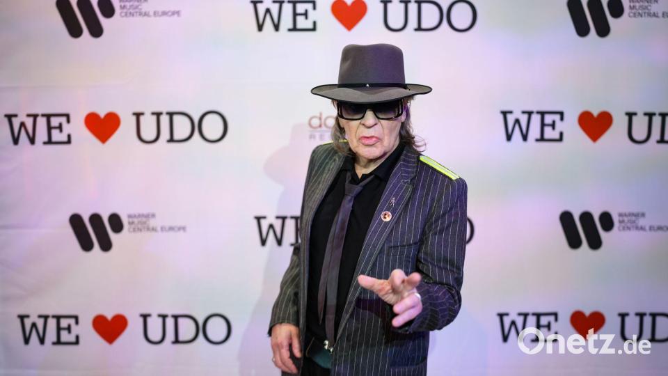 Panik-Rocker Lindenberg stellt sein neues Album „We love Udo“ vor. Bild: Marcus Brandt/dpa