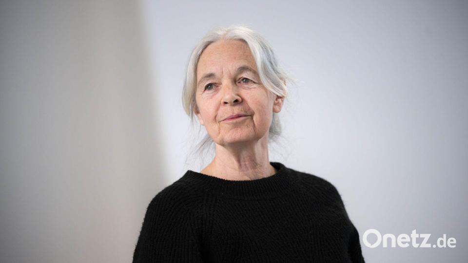 Die Angeklagte, Daniela Klette, verfolgte die Verhandlung. Bild: Sina Schuldt/dpa