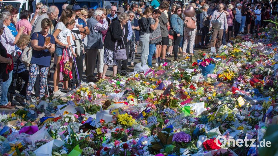 Bei dem rassistisch motivierten Anschlag in Christchurch starben 51 Menschen. (Archivbild) Bild: David Alexander/SNPA/AAP/dpa