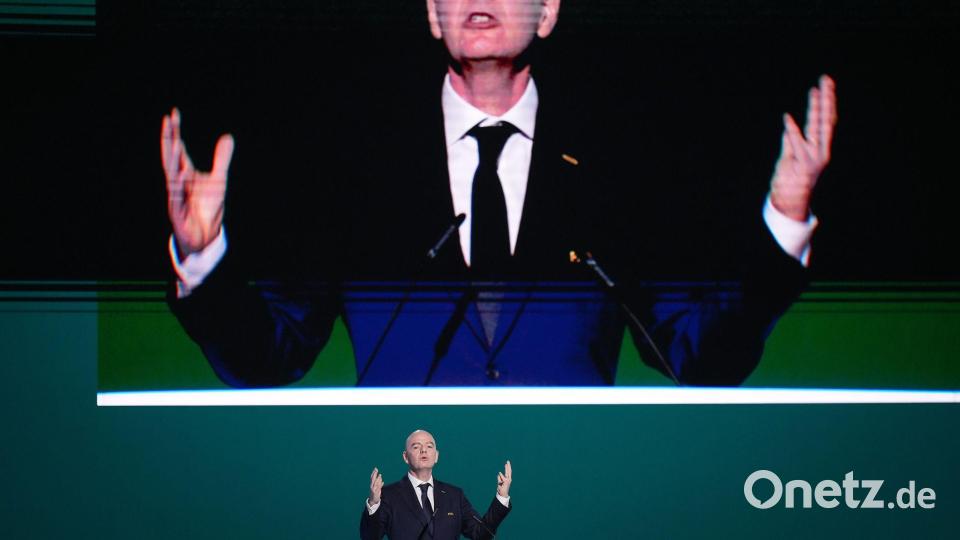 Kanada: Infantino im Rampenlicht – 76. FIFA-Kongress stimmt die Mitgliedsverbände auf die WM ein Bild: Darryl Dyck/The Canadian Press/AP/dpa