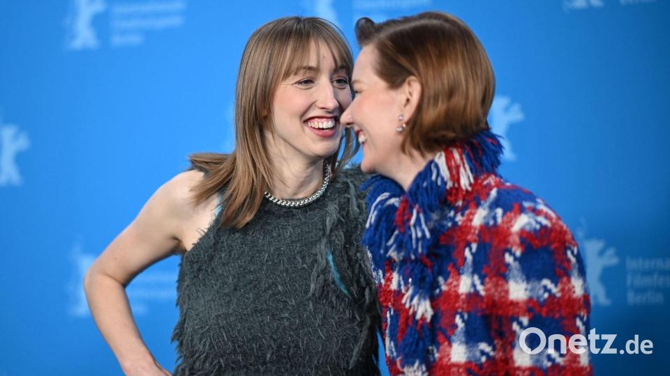 Die Hauptdarstellerinnen Caro Braun und Sandra Hüller (Archivbild). Bild: Britta Pedersen/dpa