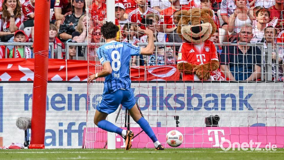 Eren Dinkçi  schiebt den Ball zum Heidenheimer 2:0 ins Tor. Bild: Harry Langer/dpa