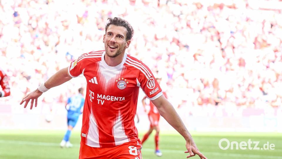 Traf zweimal für die Bayern: Leon Goretzka Bild: Harry Langer/dpa