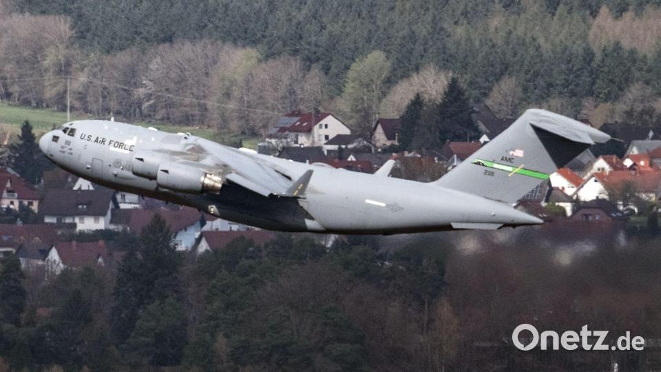 Ramstein ist wichtiger Stützpunkt für die USA. (Archivbild) Bild: Boris Roessler/dpa