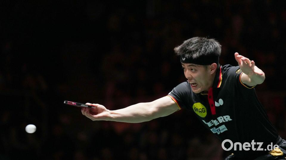 Der deutsche Tischtennis-Nationalspieler Dang Qiu. Bild: Wang Ying/XinHua/dpa