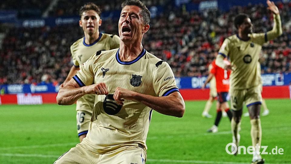 Er legt den Grundstein für den Sieg in Pamplona. Bild: Miguel Oses/AP/dpa