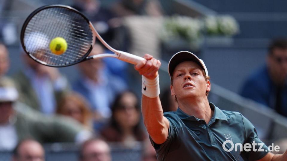 War einmal mehr zu stark für Zverev: Jannik Sinner Bild: Manu Fernandez/AP/dpa