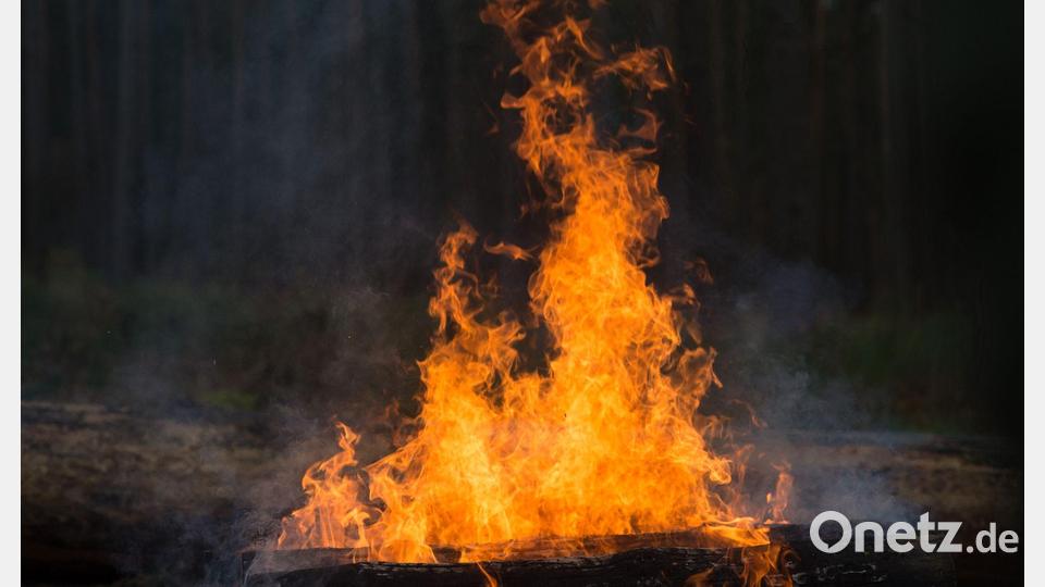 Noch ist unklar, wie das explosive Material in die Feuerstelle kam. (Symbolbild) Bild: picture alliance / Klaus-Dietmar Gabbert/ZB
