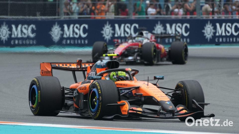 Lando Norris zählt mit McLaren wieder zur Spitze in der Formel 1. Bild: Marta Lavandier/AP/dpa