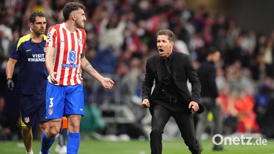 Diego Simeone gilt als die größte „Nervensäge“ im Weltfußball. (Archivbild) Bild: Adam Davy/PA Wire/dpa