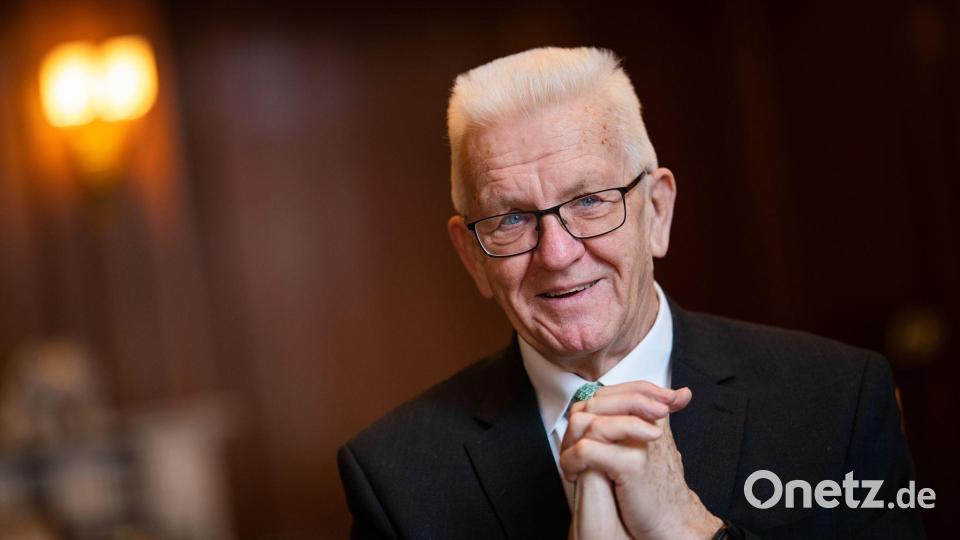 15 Jahre lang prägte Kretschmann die Politik in Baden-Württemberg - nun freut er sich, dass es vorbei ist. Bild: Christoph Schmidt/dpa