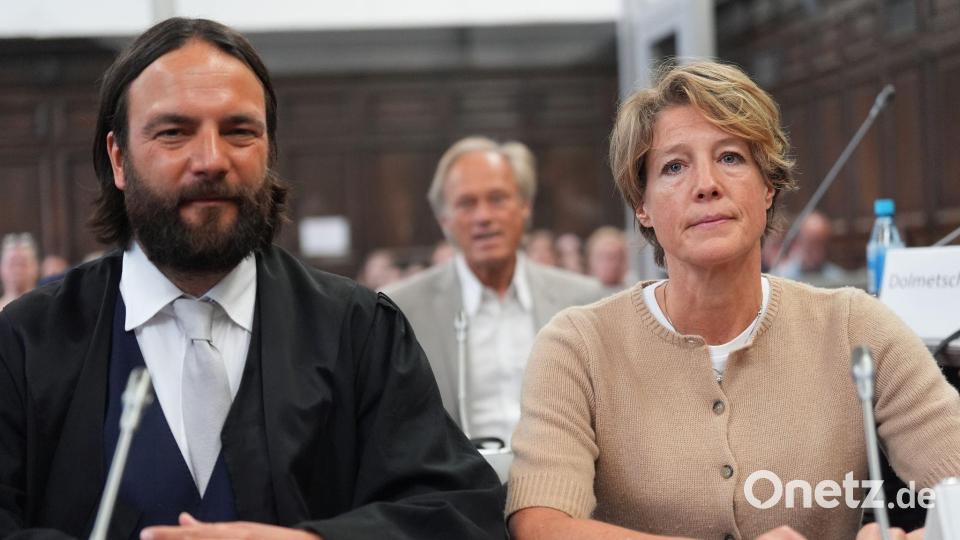 Christina Block soll die Entführung ihrer eigenen Kinder beauftragt haben. Bild: Marcus Brandt/Pool dpa/dpa