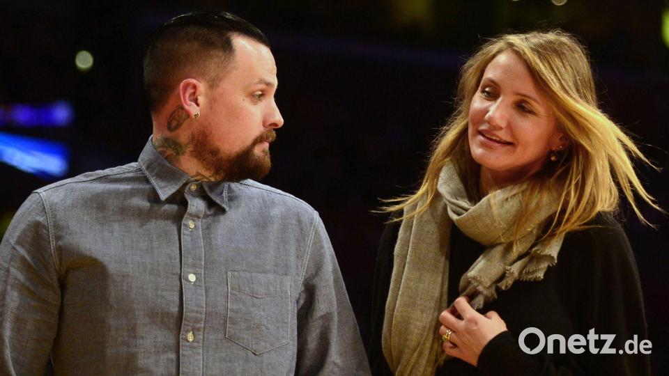 Cameron Diaz und Benji Madden vergrößern ihre Familie. (Archivbild) Bild: Michael Nelson/EPA/dpa
