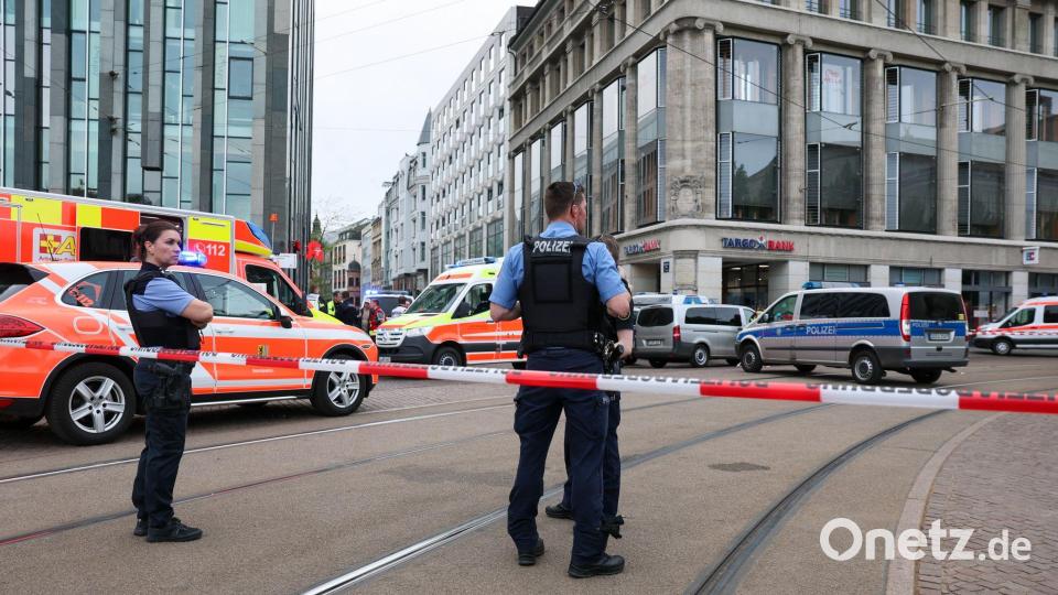 Ein mutmaßlicher Amokfahrer hat in Leipzig mehrere Menschen getötet und verletzt. Bild: Jan Woitas/dpa