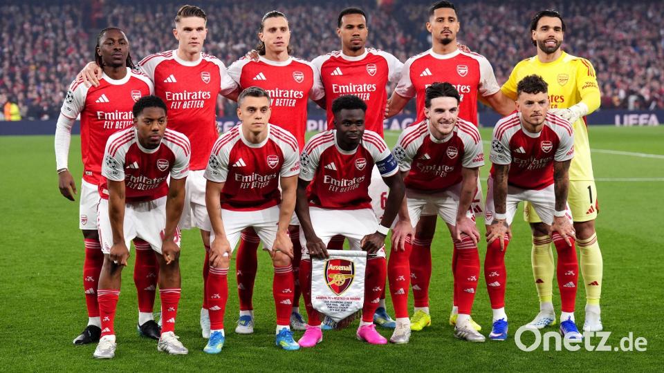 Der FC Arsenal steht zum zweiten Mal nach 2006 im Endspiel der Champions League. Bild: John Walton/PA Wire/dpa