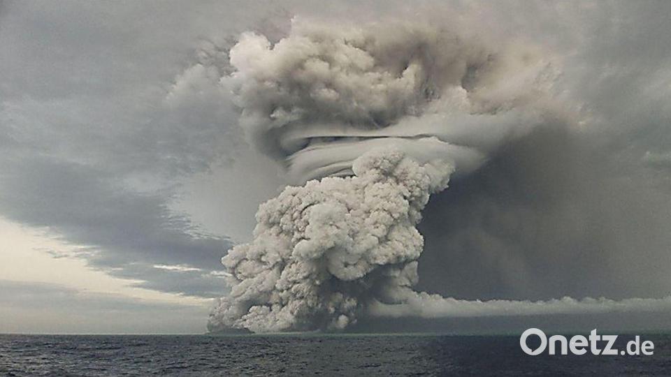 Tonga war fünf Wochen vom Internet abgeschnitten (Archivbild) Bild: Tonga Geological Services/ZUMA Press Wire Service/dpa