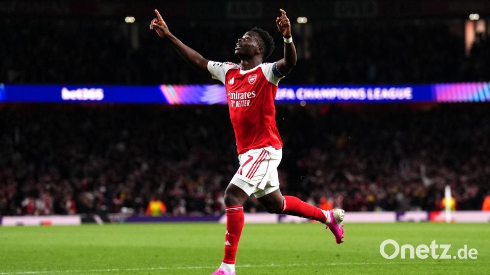 Der FC Arsenal steht im Finale der Champions League. Bild: John Walton/PA Wire/dpa