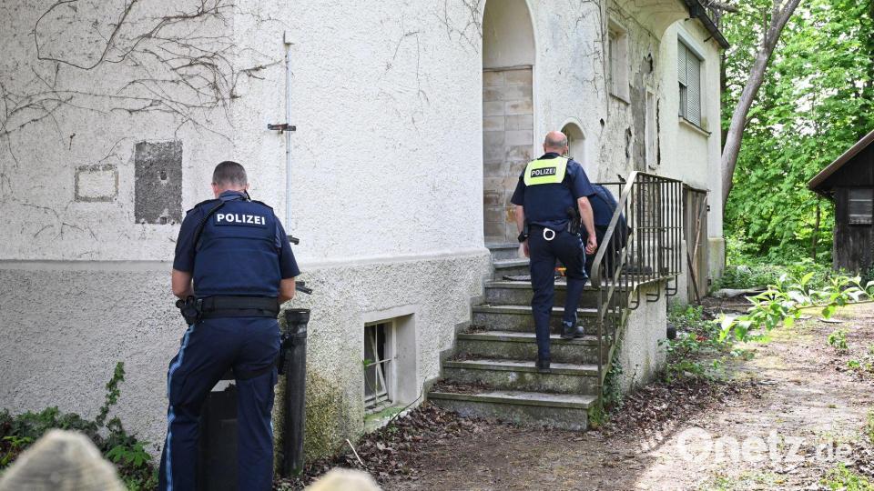 Die Leiche war in einem leerstehenden Gebäude entdeckt worden. Bild: Stein/swd-medien/dpa