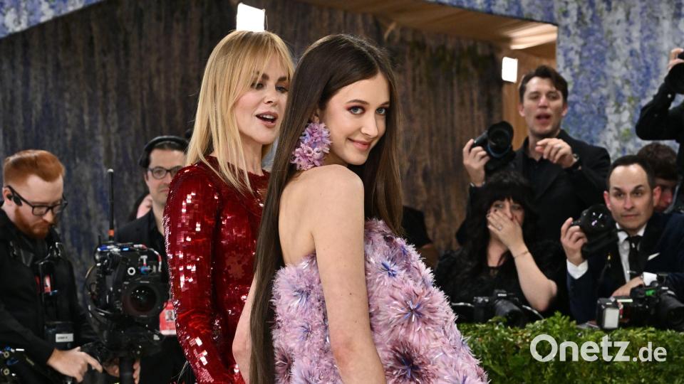 Auch Schauspielerin Kidman brachte ihre Tochter mit zur Met Gala. Bild: Evan Agostini/Invision/AP/dpa