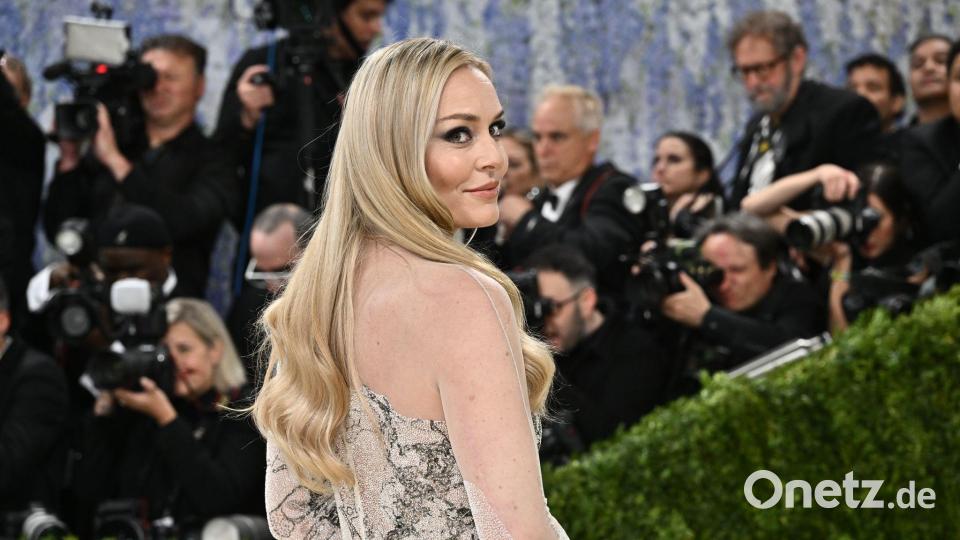 Lindsey Vonn bei der Met-Gala in New York. Bild: Evan Agostini/Invision/AP/dpa